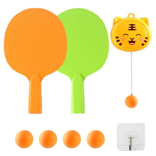 Hanging Table Tennis, PingPong Trainer, Adjustable Tennis Kit, PingPong Exercise, Tennis Set No Need Table, Interactive Hanging Table Tennis Trainer Adjustable Design for Children Parents Adult von Sulxyi