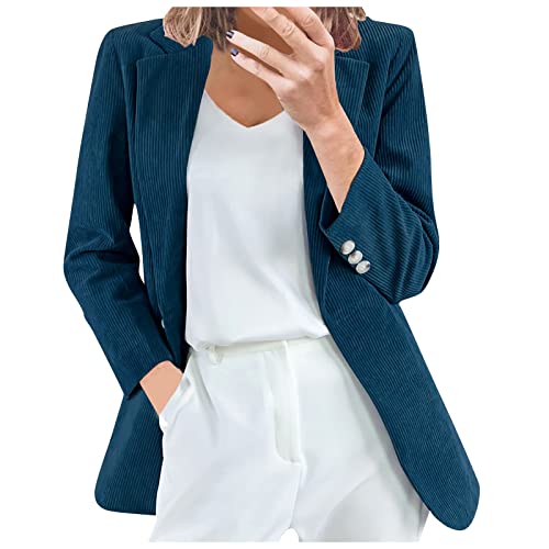 SumLeiter Damen Anzugjacke Cord Cardigan Vintage Blazer Revers Arbeit Büro Anzug Lässig Business Sakko Strickjacke Winterjacke Mantel Elegant Trenchcoat Outwear Freizeit Geschäft Büro Jacke, Grün, M SumLeiter Damen Anzugjacke Cord Cardigan Vintage Blazer Revers Arbeit Büro Anzug Lässig Business Sakko Strickjacke Winterjacke Mantel Elegant Trenchcoat Outwear Freizeit Geschäft Büro Jacke, Grün, M von SumLeiter