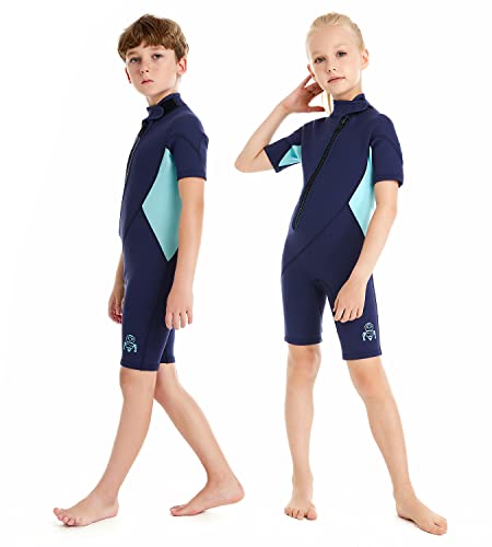 Summshall Neoprenanzug Kinder,2MM Neopren Shorty Wärmender Badeanzüge für Mädchen Jungen Thermal Taucheranzug Ultra Stretch Wetsuits für Wassersport Summshall Neoprenanzug Kinder,2MM Neopren Shorty Wärmender Badeanzüge für Mädchen Jungen Thermal Taucheranzug Ultra Stretch Wetsuits für Wassersport von Summshall