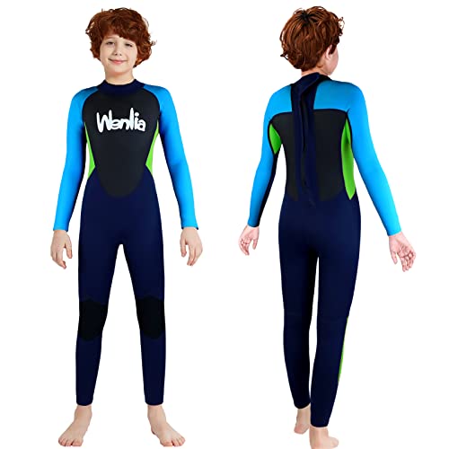 Summshall Neoprenanzug Kinder, 2.5mm Neopren Kinder Neoprenanzug Jugend Kurz Lang Wärmender Neoprenanzüge Thermal Badeanzug für Mädchen und Jungen zum Tauchen, Schwimmen, Surfen Summshall Neoprenanzug Kinder, 2.5mm Neopren Kinder Neoprenanzug Jugend Kurz Lang Wärmender Neoprenanzüge Thermal Badeanzug für Mädchen und Jungen zum Tauchen, Schwimmen, Surfen von Summshall