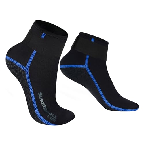 Summshall 3mm Neoprensocken für Damen und Herren, Warm Halten Neopren Socken Anti-Rutsch-Sohle Langlebigkeit Neoprensocken Wattsocken für Wassersport Summshall 3mm Neoprensocken für Damen und Herren, Warm Halten Neopren Socken Anti-Rutsch-Sohle Langlebigkeit Neoprensocken Wattsocken für Wassersport von Summshall