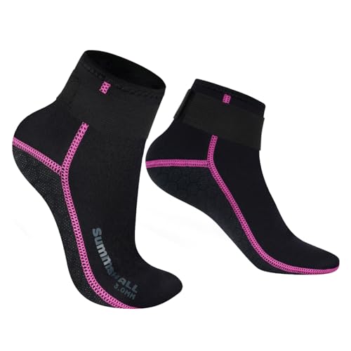 Summshall 3mm Neoprensocken für Damen und Herren, Warm Halten Neopren Socken Anti-Rutsch-Sohle Langlebigkeit Neoprensocken Wattsocken für Wassersport Summshall 3mm Neoprensocken für Damen und Herren, Warm Halten Neopren Socken Anti-Rutsch-Sohle Langlebigkeit Neoprensocken Wattsocken für Wassersport von Summshall
