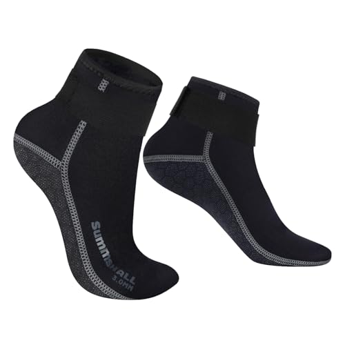 Summshall 3mm Neoprensocken für Damen und Herren, Warm Halten Neopren Socken Anti-Rutsch-Sohle Langlebigkeit Neoprensocken Wattsocken für Wassersport Summshall 3mm Neoprensocken für Damen und Herren, Warm Halten Neopren Socken Anti-Rutsch-Sohle Langlebigkeit Neoprensocken Wattsocken für Wassersport von Summshall