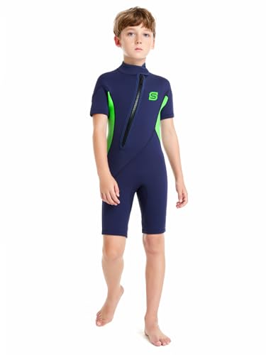 Summshall Neoprenanzug Kinder,2MM Neopren Shorty Wärmender Badeanzüge für Mädchen Jungen Thermal Taucheranzug Ultra Stretch Wetsuits für Wassersport Summshall Neoprenanzug Kinder,2MM Neopren Shorty Wärmender Badeanzüge für Mädchen Jungen Thermal Taucheranzug Ultra Stretch Wetsuits für Wassersport von Summshall