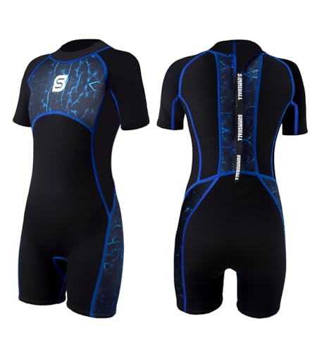 Summshall Neoprenanzug Kinder2.5mm Shorty Neopren Kinder Neoprenanzug Kurz Wärmender Neoprenanzüge Thermal Badeanzug für Mädchen und Jungen zum Tauchen, Schwimmen, Surfen Summshall Neoprenanzug Kinder2.5mm Shorty Neopren Kinder Neoprenanzug Kurz Wärmender Neoprenanzüge Thermal Badeanzug für Mädchen und Jungen zum Tauchen, Schwimmen, Surfen von Summshall