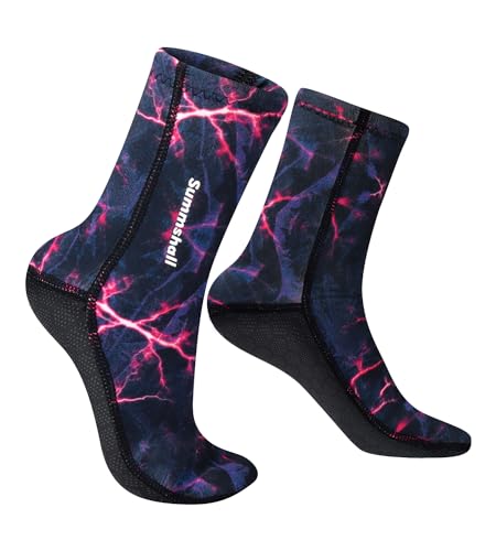 Summshall Neoprensocken, 3MM Neopren Socken Damen Herren Thermo Schwimmsocken Beachvolleyball socken Wattsocken Tauchsocken für Wassersport Schnorcheln Surfen Summshall Neoprensocken, 3MM Neopren Socken Damen Herren Thermo Schwimmsocken Beachvolleyball socken Wattsocken Tauchsocken für Wassersport Schnorcheln Surfen von Summshall