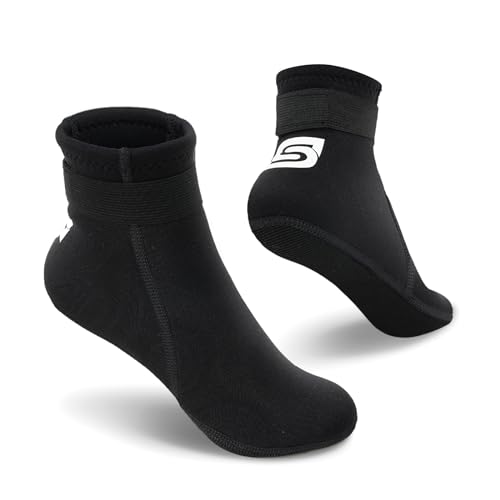 Summshall Neoprensocken Kinder, 3mm Warm Halten Neopren Socken Wassersocken Tauchsocken für Wassersport Summshall Neoprensocken Kinder, 3mm Warm Halten Neopren Socken Wassersocken Tauchsocken für Wassersport von Summshall