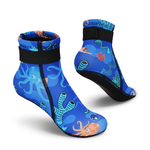 Summshall Neoprensocken Kinder 3mm Warm Halten Neopren Socken Wassersocken Tauchsocken für Wassersport Summshall Neoprensocken Kinder 3mm Warm Halten Neopren Socken Wassersocken Tauchsocken für Wassersport von Summshall