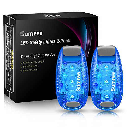 Sumree LED Blinklicht Schulranzen Sicherheitslicht 2er Set, Clip Sicherheit Licht Kinderwagen Licht Lauflicht Haustier Licht für Kinder Rucksack, Hunde Leuchtanhänger, Katzen, Jogger, Kinderwagen Sumree LED Blinklicht Schulranzen Sicherheitslicht 2er Set, Clip Sicherheit Licht Kinderwagen Licht Lauflicht Haustier Licht für Kinder Rucksack, Hunde Leuchtanhänger, Katzen, Jogger, Kinderwagen von Sumree