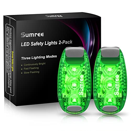 Sumree LED Blinklicht Schulranzen Sicherheitslicht 2er Set, Clip Sicherheit Licht Kinderwagen Licht Lauflicht Haustier Licht für Kinder Rucksack, Hunde Leuchtanhänger, Katzen, Jogger, Kinderwagen Sumree LED Blinklicht Schulranzen Sicherheitslicht 2er Set, Clip Sicherheit Licht Kinderwagen Licht Lauflicht Haustier Licht für Kinder Rucksack, Hunde Leuchtanhänger, Katzen, Jogger, Kinderwagen von Sumree