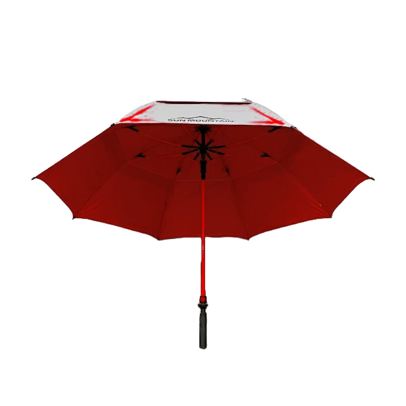 'Sun Mountain Chrome Series 68" UV Golf Regenschirm rot' 'Sun Mountain Chrome Series 68" UV Golf Regenschirm rot' von Sun Mountain