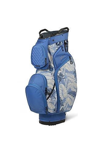 Sun Mountain Damen Diva Blue Tropic Print Carttrolley Golftasche Silber von Sun Mountain