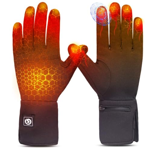 Sun Will elektrische beheizte Handschuhe für Herren Damen,wiederaufladbar beheizbare Winter Handschuhe für Outdoor Fahrrad Motorad Ski Snowdoard Jagd Sun Will elektrische beheizte Handschuhe für Herren Damen,wiederaufladbar beheizbare Winter Handschuhe für Outdoor Fahrrad Motorad Ski Snowdoard Jagd von Sun Will