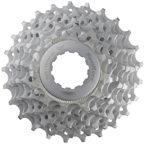 Sunrace 8-Gang-Kettenschaltung, Metallic, 12-25 Zähne Sunrace 8-Gang-Kettenschaltung, Metallic, 12-25 Zähne von SunRace