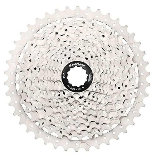 SunRace Unisex – Erwachsene CSMS3 Kassettenzahnkranz, Silber, 10-Fach SunRace Unisex – Erwachsene CSMS3 Kassettenzahnkranz, Silber, 10-Fach von SunRace