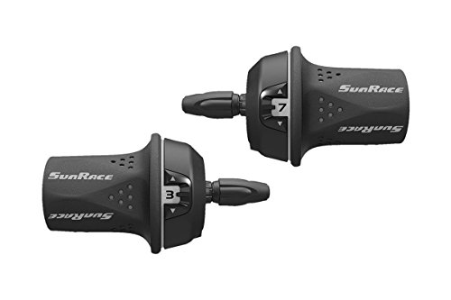 Sunrace Unisex – Erwachsene TSM21 Drehgriffschalter, Schwarz, Einheitsgröße Sunrace Unisex – Erwachsene TSM21 Drehgriffschalter, Schwarz, Einheitsgröße von SunRace