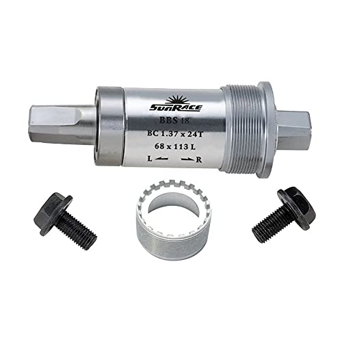 Sunrace Unisex – Erwachsene BBS 18 Innenlager, Silber, 122 mm Sunrace Unisex – Erwachsene BBS 18 Innenlager, Silber, 122 mm von SunRace