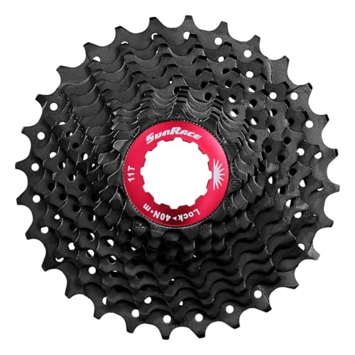 Sunrace Unisex – Erwachsene CSRX1 Road Kassettenzahnkranz, Silber, 11-Fach Sunrace Unisex – Erwachsene CSRX1 Road Kassettenzahnkranz, Silber, 11-Fach von SunRace