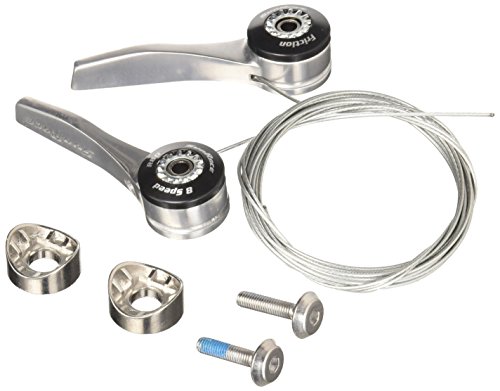 SunRace Schalthebel, Farbe: Silber, 8 Geschwindigkeitsstufen, 2 Stück SunRace Schalthebel, Farbe: Silber, 8 Geschwindigkeitsstufen, 2 Stück von SunRace