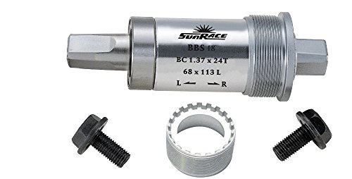 SunRace Unisex – Erwachsene BBS 18 Innenlager, Silber, 103 mm von SunRace