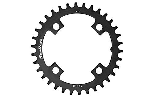 Sunrace Unisex – Erwachsene MS Kettenblatt, Schwarz, 32 zähne Sunrace Unisex – Erwachsene MS Kettenblatt, Schwarz, 32 zähne von SunRace