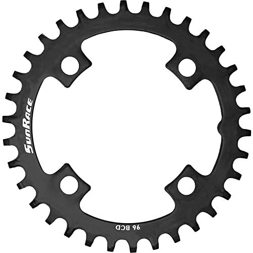 Sunrace Unisex – Erwachsene MS Kettenblatt, Schwarz, 36 zähne Sunrace Unisex – Erwachsene MS Kettenblatt, Schwarz, 36 zähne von SunRace
