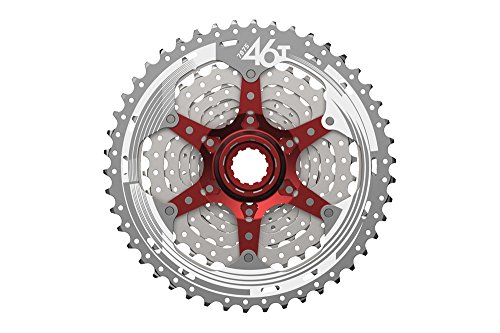 Sunrace Unisex – Erwachsene CSMX3 Kassettenzahnkranz, Silber, 10-Fach Sunrace Unisex – Erwachsene CSMX3 Kassettenzahnkranz, Silber, 10-Fach von SunRace
