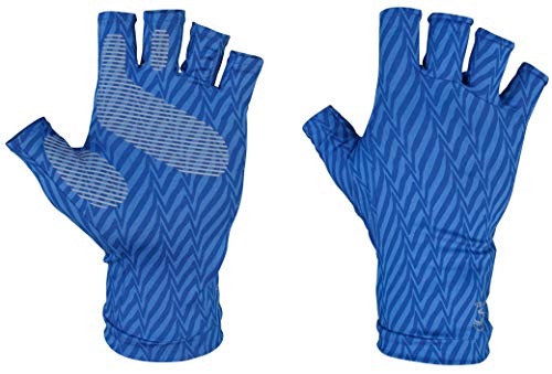 Sunday Afternoons Unisex-Erwachsene Uvshield Cool Handschuhe, fingerlos, Tonal Blue Electric Stripe, L/XL von Sunday Afternoons