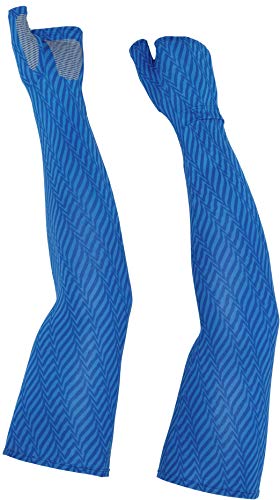 Sunday Afternoons Unisex Erwachsene Uvshield Cool Sleeves with Hand Cover, Tonal Blue Electric Stripe, Large/X-Large von Sunday Afternoons