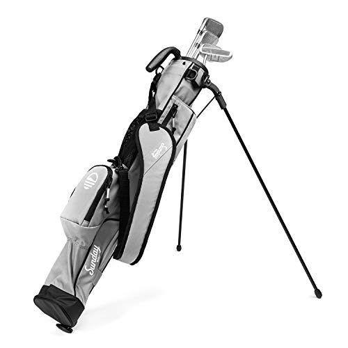 Sunday Golf – Leichte Sunday Golftasche mit Gurt und Ständer – leicht zu tragen und langlebig Pitch n Putt Golftasche – Golftasche für die Driving Range, Par 3 und Executive Courses – 80 cm hoch ... Sunday Golf – Leichte Sunday Golftasche mit Gurt und Ständer – leicht zu tragen und langlebig Pitch n Putt Golftasche – Golftasche für die Driving Range, Par 3 und Executive Courses – 80 cm hoch ... von Sunday Golf