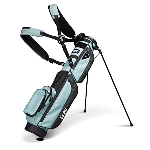 Sunday Golf Loma XL Tasche – Leichte Golftasche mit Riemen und Ständer – Leicht zu tragende Pitch n Putt Golftasche – Par 3 und Executive Courses, 3,4 Pfund (Meerschaum) von Sunday Golf