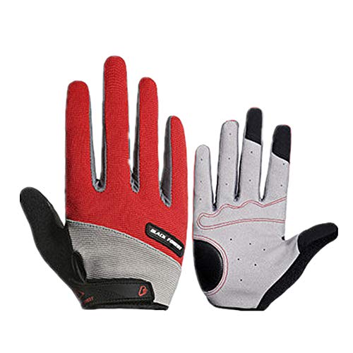 Herren Handschuhe Touchscreen Handschuhe Herren Touchscreen Winter Winter Motorradhandschuhe Herren Fahrradhandschuhe Für Männer Motocross-Handschuhe red,l von Sunfauo