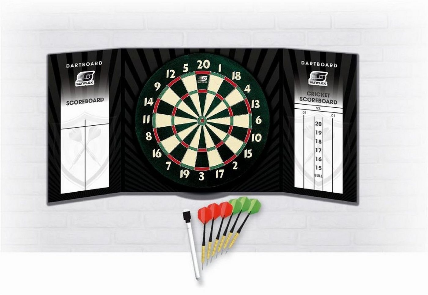 Sunflex Dartscheibe Papierdartscheibe All in one, Dartboard Dart Board Scheibe Darts Sunflex Dartscheibe Papierdartscheibe All in one, Dartboard Dart Board Scheibe Darts von Sunflex