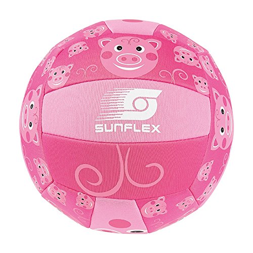 Sunflex Erwachsene Beach-/funball Schwein Größe 5, Mehrfarbig, M von Sunflex