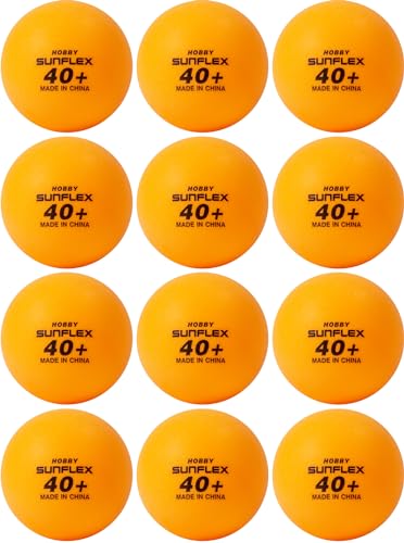 Sunflex Erwachsene Tischtennis-bälle Hobby 12stück, orange, M, 20807 Sunflex Erwachsene Tischtennis-bälle Hobby 12stück, orange, M, 20807 von Sunflex