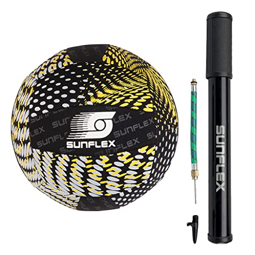 Sunflex Neopren Beach und Funball Splash Größe 5 in schwarz inklusive Ballpumpe| Volleyball weich und leicht für den Strand und das Wasser Sunflex Neopren Beach und Funball Splash Größe 5 in schwarz inklusive Ballpumpe| Volleyball weich und leicht für den Strand und das Wasser von Sunflex