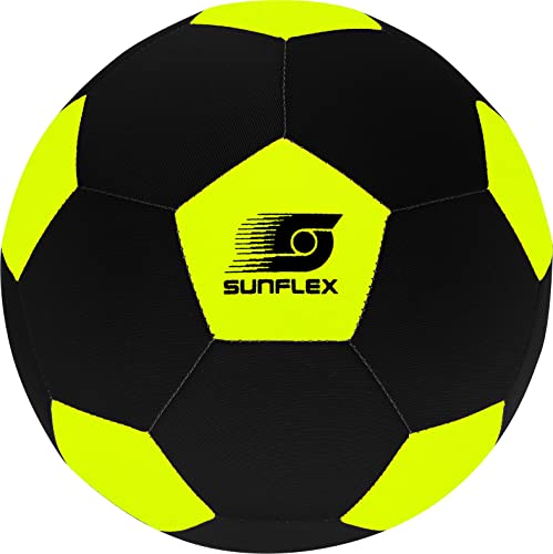 Sunflex Neopren Zubehör Fußball GELB | Beach-Fußball zum Barfuß Spielen | weich und robust für Strand, Wiese und Wasser | für Jede Altersgruppe Sunflex Neopren Zubehör Fußball GELB | Beach-Fußball zum Barfuß Spielen | weich und robust für Strand, Wiese und Wasser | für Jede Altersgruppe von Sunflex