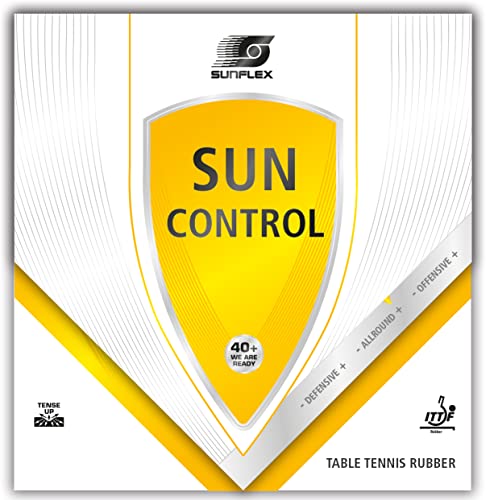Sunflex Sun Control Tischtennis-Belag | professioneller Allround Belag | ITTF zugelassen | maximale Rotation und Kontrolle | 2,0mm Schwamm | rot Sunflex Sun Control Tischtennis-Belag | professioneller Allround Belag | ITTF zugelassen | maximale Rotation und Kontrolle | 2,0mm Schwamm | rot von Sunflex