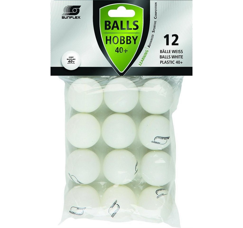 Sunflex Tischtennisball 12 x Tischtennisbälle 40+ Hobby weiß, Tischtennis Bälle Tischtennisball Ball Balls Sunflex Tischtennisball 12 x Tischtennisbälle 40+ Hobby weiß, Tischtennis Bälle Tischtennisball Ball Balls von Sunflex