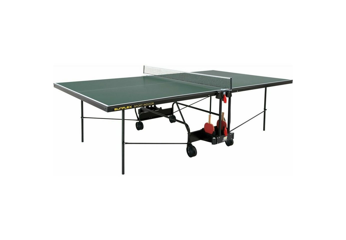 Sunflex Tischtennisplatte Sport Indoor mit Tischtennisnetz grün Sunflex Tischtennisplatte Sport Indoor mit Tischtennisnetz grün von Sunflex