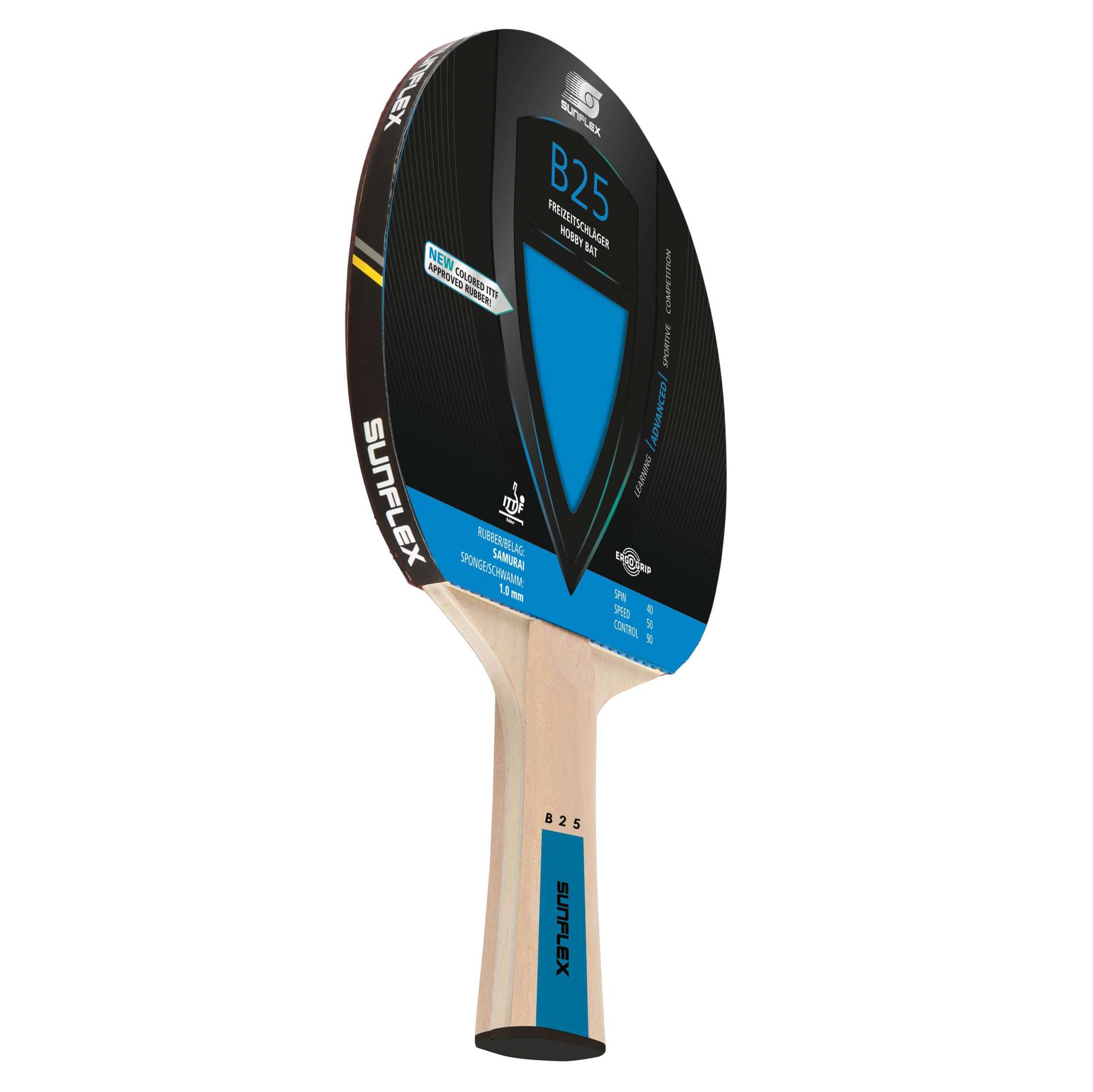 Sunflex Tischtennisschläger "Color Comp 25", Blau Sunflex Tischtennisschläger "Color Comp 25", Blau von Sunflex