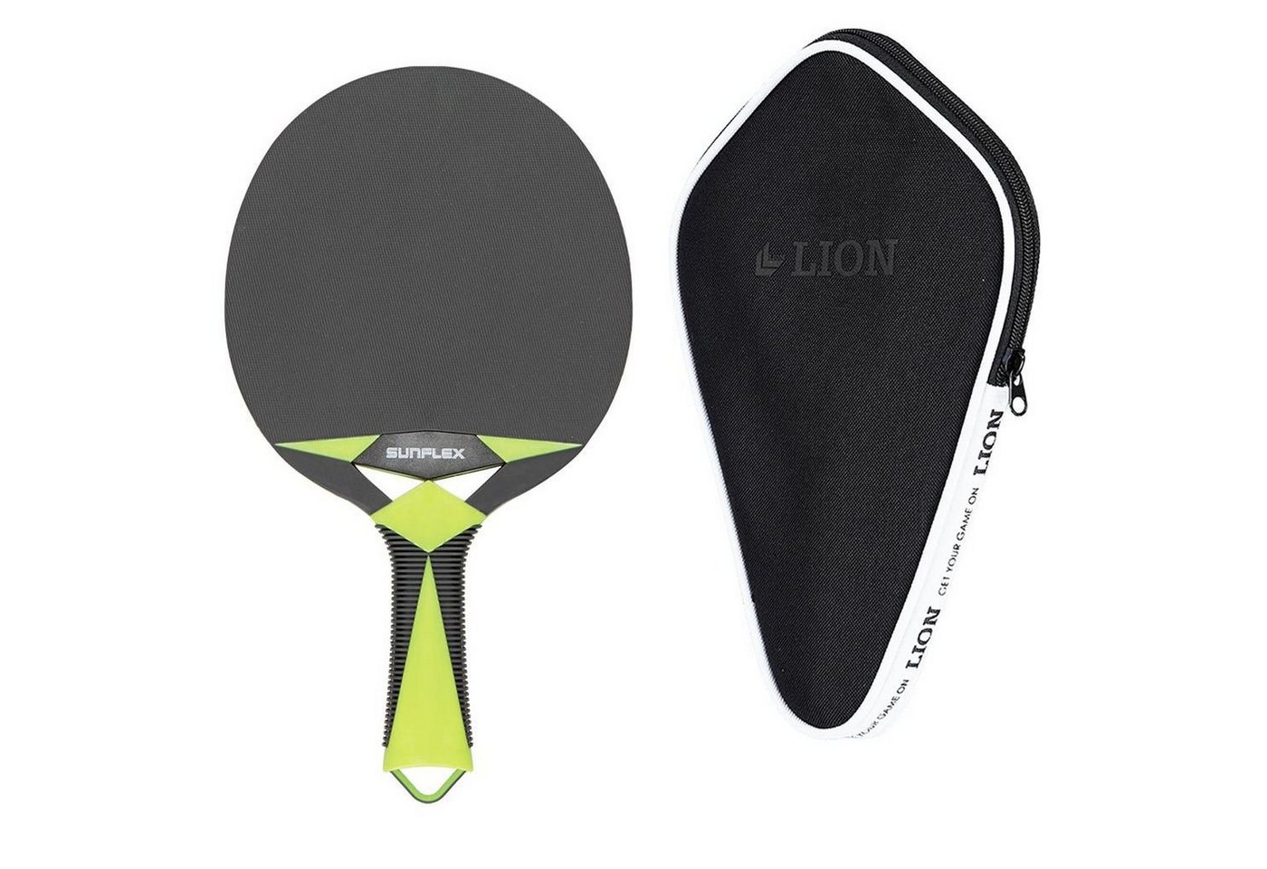 Sunflex Tischtennisschläger Zircon Outdoor + Youth Team Hong Kong + Hülle, Tischtennis Schläger Set Tischtennisset Table Tennis Bat Racket Sunflex Tischtennisschläger Zircon Outdoor + Youth Team Hong Kong + Hülle, Tischtennis Schläger Set Tischtennisset Table Tennis Bat Racket von Sunflex