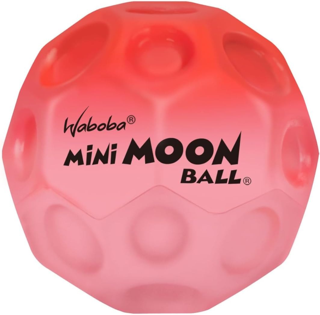 Sunflex Wasserball Moon Mini Rot, Bounce ball Sprungball Wurfball von Sunflex