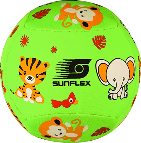 Sunflex® Youngster Jungle Neoprenball Size 2 | Kinderball Ballspielen | Kindgerecht mit rutschfestem Grip | mit robuster Gummiblase | Spielball für Wasser und Land Sunflex® Youngster Jungle Neoprenball Size 2 | Kinderball Ballspielen | Kindgerecht mit rutschfestem Grip | mit robuster Gummiblase | Spielball für Wasser und Land von Sunflex