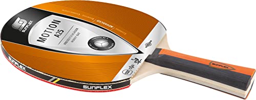 sunflex Motion A25 Tischtennisschläger | Einsteiger | Hobby Freizeitspieler | ITTF zertifizierter Mandarin-Belag | anatomische Griffform | Mehrfarbig sunflex Motion A25 Tischtennisschläger | Einsteiger | Hobby Freizeitspieler | ITTF zertifizierter Mandarin-Belag | anatomische Griffform | Mehrfarbig von Sunflex