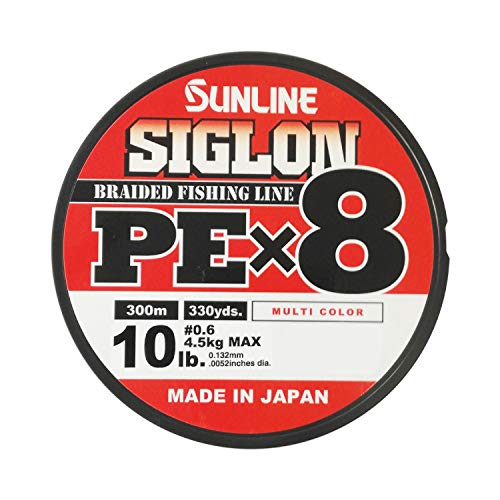 SIGLON PEx 8 Multicolor 10 LB 4,5 kg # 0,6 300 m SIGLON PEx 8 Multicolor 10 LB 4,5 kg # 0,6 300 m von Sunline