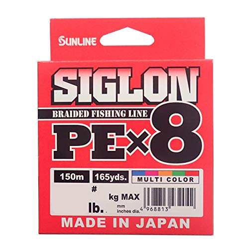 SUNLINE Line Sigron PEx8, 150 m, 5 Farben, Nr. 1, 7,3 kg J von Sunline