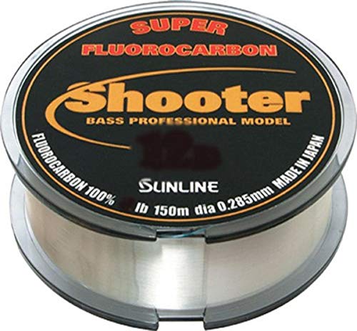 Sunline Fluorocarbon New Shooter Angelschnur, 6,4 kg Test/150 m, natürlich transparent von Sunline