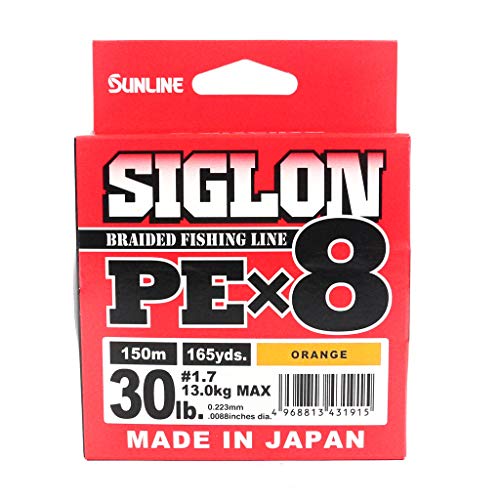 Sunline Siglon PE X8 150 m 30LB/13kg PE #1,7 Orange Sunline Siglon PE X8 150 m 30LB/13kg PE #1,7 Orange von Sunline