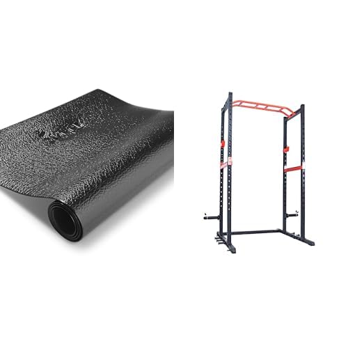 Sunny Health & Fitness Ausrüstung Matte NO. 083 + Power Zone Stärke Rack SF-XF9925 von Sunny Health & Fitness